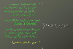 دانلود کامل ترین پاورپوینت سرامیک تخصصی و کمیاب ppt